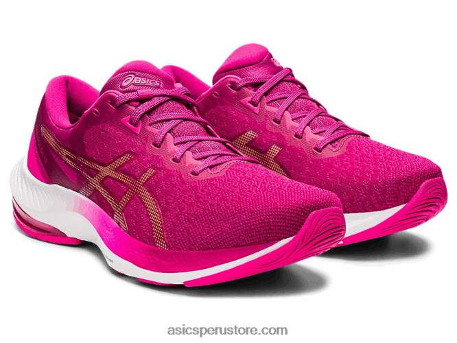RPVB3324 rojo fucsia/champagne Asics pulso de gel 13