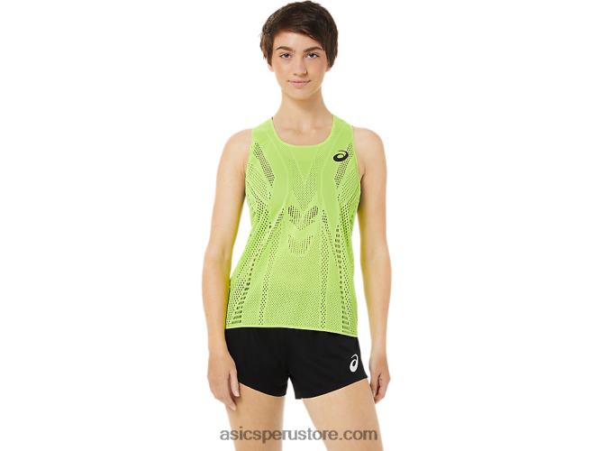 RPVB3350 peligro verde Asics camiseta actibreeze mujer