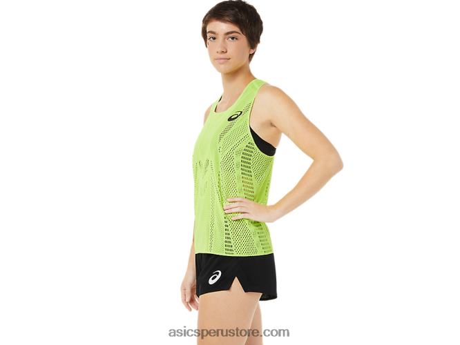 RPVB3350 peligro verde Asics camiseta actibreeze mujer