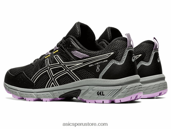 RPVB3354 negro/marfil Asics gel-venture 8 de ancho