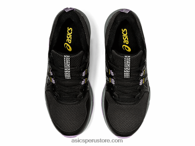RPVB3354 negro/marfil Asics gel-venture 8 de ancho