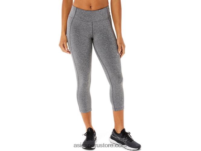 RPVB3366 gris jaspeado oscuro Asics capri de rendimiento para mujer