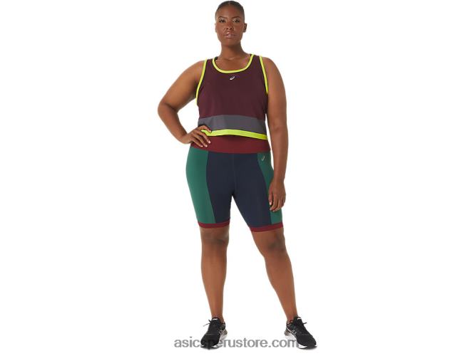 RPVB3367 granate/gris acero Asics el nuevo tanque fuerte reutilizado para mujer