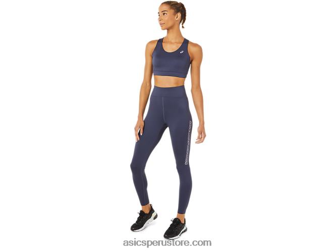 RPVB3379 niebla índigo Asics sujetador con tiras cruzadas en la espalda para mujer