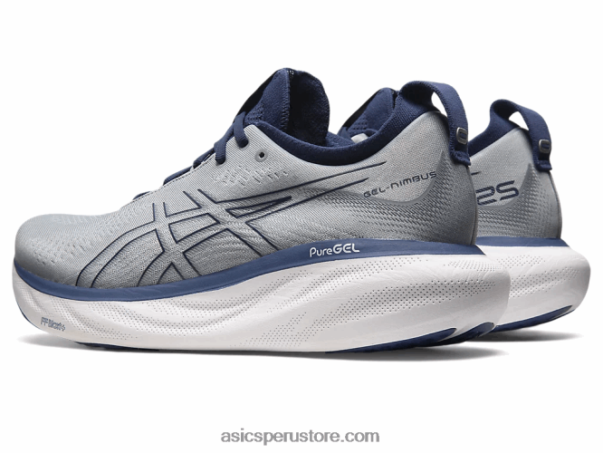RPVB338 yeso/azul índigo Asics gel-nimbus 25 de ancho