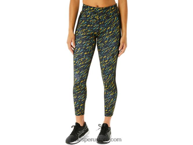 RPVB3408 sombra de noche/estampado de salvia Asics mallas kate 7/8 mujer