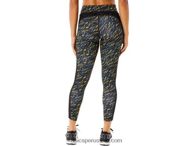 RPVB3408 sombra de noche/estampado de salvia Asics mallas kate 7/8 mujer