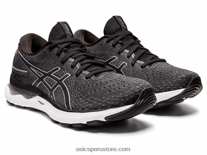 RPVB3426 negro/plata pura Asics gel-nimbus 24 de ancho