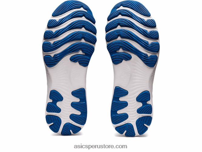 RPVB3430 azul francés/rosa apenas Asics gel-nimbus 24 de ancho