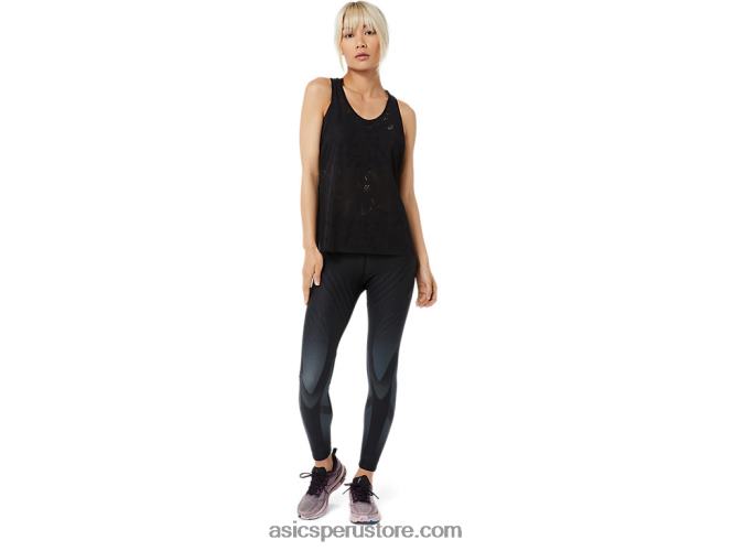 RPVB3449 rendimiento negro Asics camiseta sin mangas ventilar actibreeze para mujer