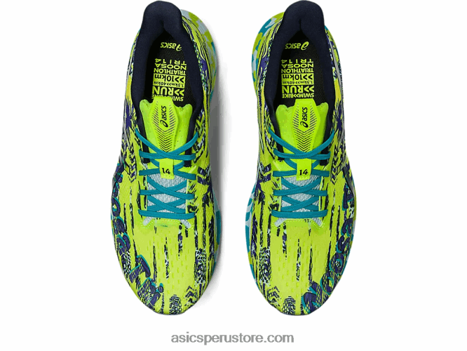 RPVB346 ralladura de lima/cielo Asics noosa tri 14