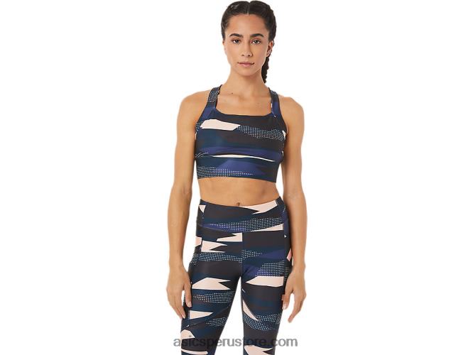 RPVB3469 impresión de brisa Asics sujetador estampado new strong 92 para mujer