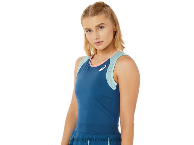 RPVB3502 índigo claro Asics vestido de partido de mujer