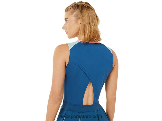 RPVB3502 índigo claro Asics vestido de partido de mujer