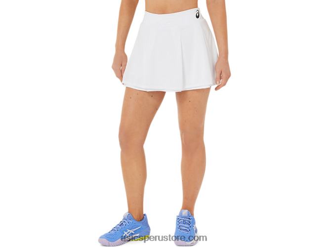 RPVB3523 blanco brillante Asics falda pantalón de mujer
