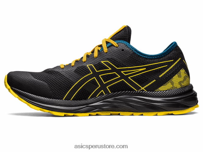 RPVB353 negro/amarillo dorado Asics rastro de excitación de gel