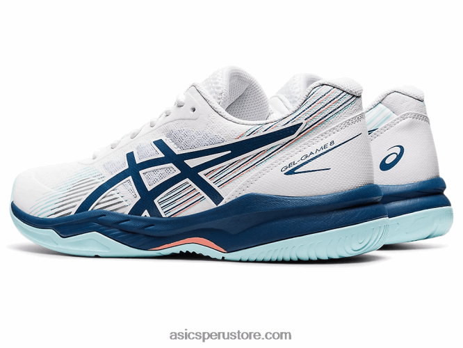 RPVB3532 blanco/índigo claro Asics juego de gel 8