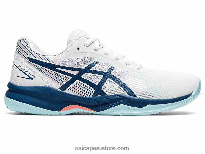 RPVB3532 blanco/índigo claro Asics juego de gel 8