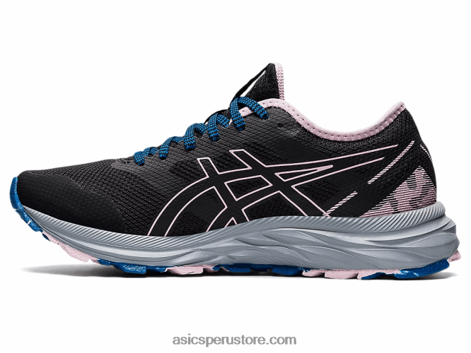 RPVB3541 negro/rosa apenas Asics rastro de excitación de gel