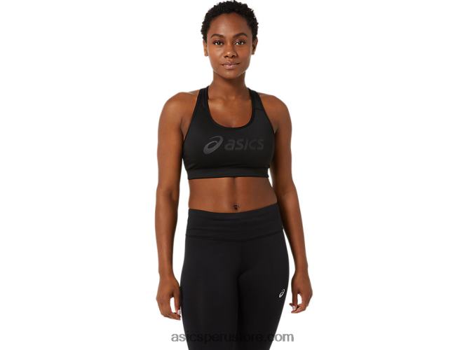 RPVB3565 rendimiento negro Asics sujetador con relleno de mujer