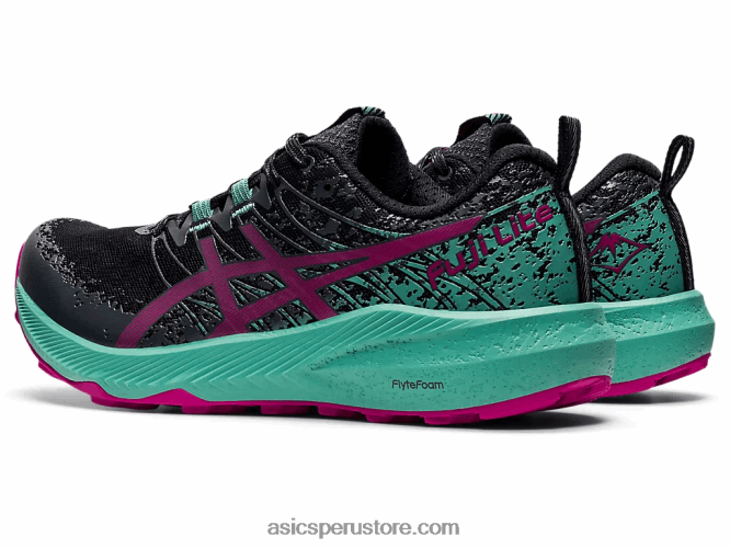 RPVB3586 negro/rojo fucsia Asics fuji lite 2