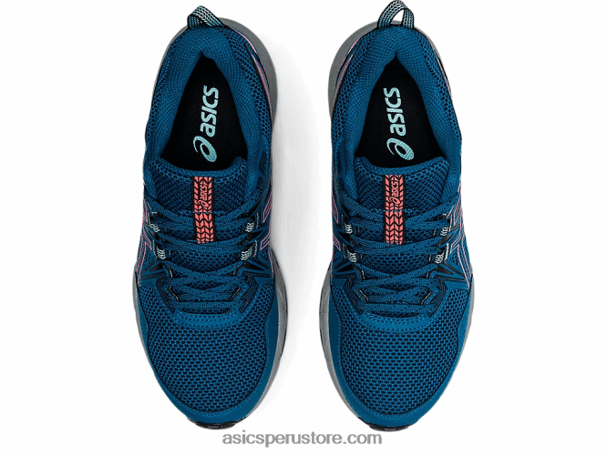 RPVB3612 verde azulado de aguas profundas/coral resplandeciente Asics empresa de gel 8