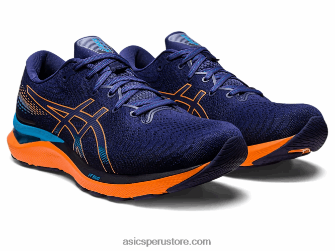RPVB363 azul índigo/melocotón sol Asics cúmulo de gel 24