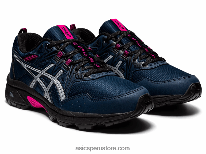 RPVB3634 azul francés/rosa rave Asics punzón gel-venture 8