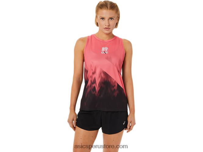 RPVB3650 coral ardiente Asics camiseta de mujer