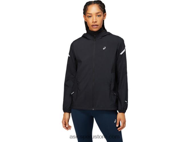 RPVB3660 rendimiento negro Asics chaqueta de mujer lite-show