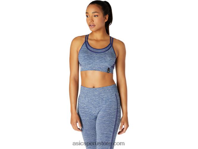 RPVB3662 trueno azul Asics sujetador sin costuras reversible mujer