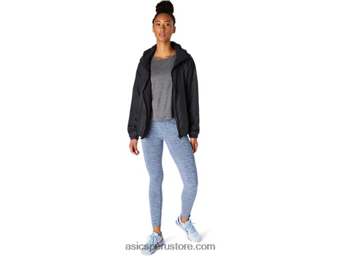 RPVB3672 rendimiento negro Asics chaqueta reversible mujer