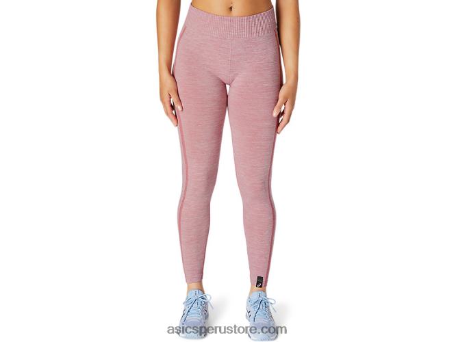 RPVB3675 rosa ahumado Asics mallas sin costuras para mujer