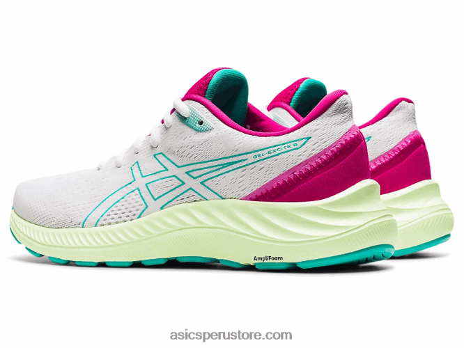RPVB3686 blanco/vidrio de mar Asics gel-excite 8