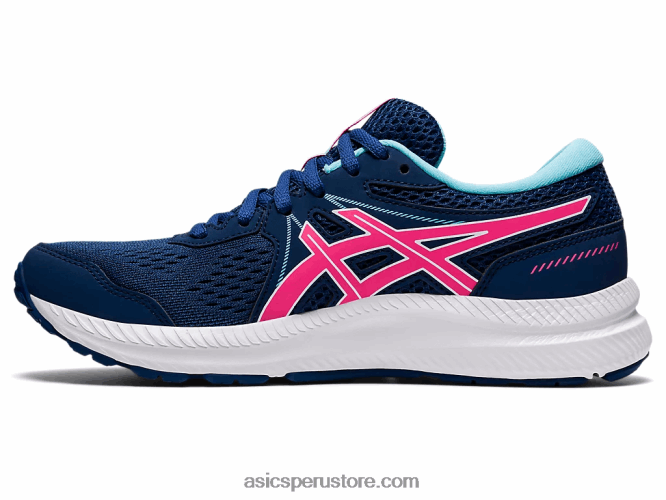 RPVB3695 azul medianoche/rosa fuerte Asics gel-contender 7