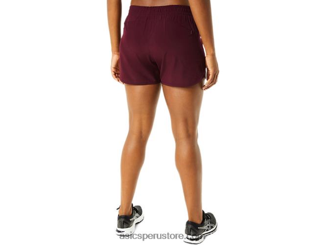 RPVB3712 marte profundo Asics pantalón corto de running de 4 pulgadas Lyte Speed ​​para mujer