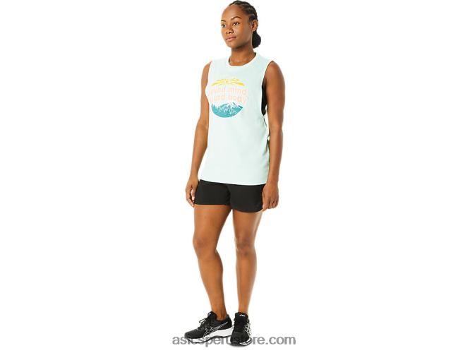 RPVB3713 brezo de hielo fresco Asics Camiseta sin mangas de montaña para mujer