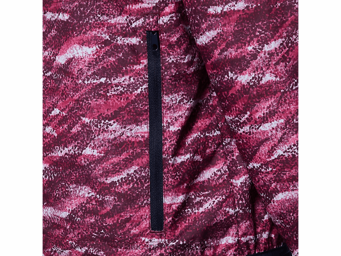 RPVB3718 estampado de marte profundo/chaquetón Asics chaqueta plegable de mujer