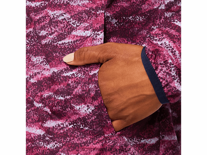 RPVB3718 estampado de marte profundo/chaquetón Asics chaqueta plegable de mujer