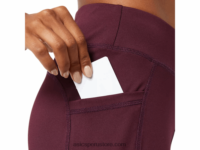 RPVB3721 marte profundo Asics pantalón corto de punto de 7 pulgadas para mujer