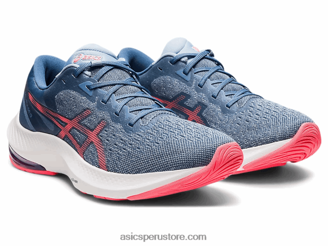 RPVB3731 azul tormenta/coral llameante Asics pulso de gel 13