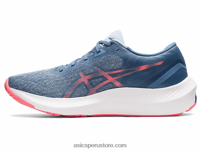 RPVB3731 azul tormenta/coral llameante Asics pulso de gel 13