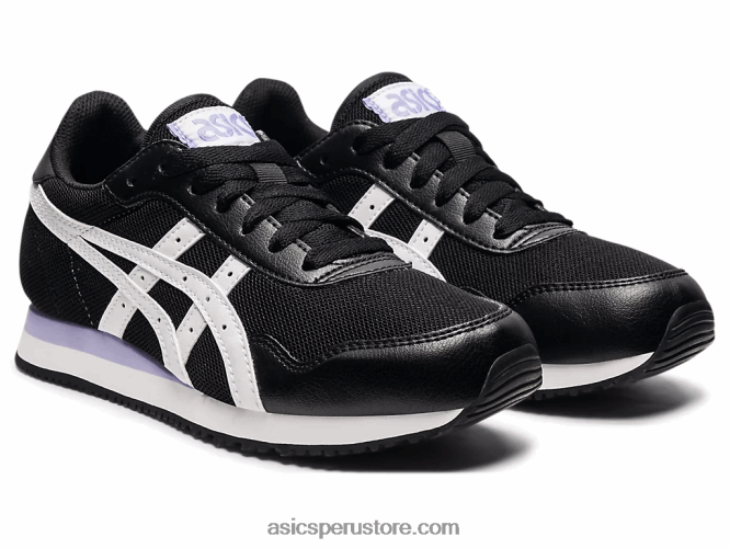 RPVB3734 blanco negro Asics corredor de tigre