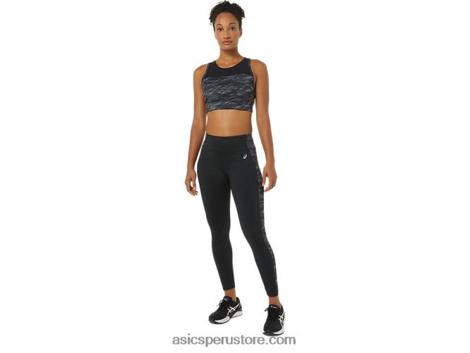 RPVB3747 rendimiento negro/gris multi Asics mallas de rendimiento 7/8 para mujer