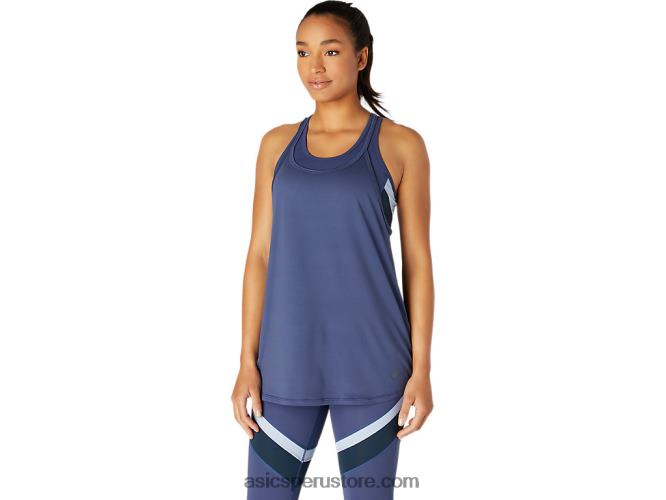 RPVB3750 trueno azul Asics tanque de mujer