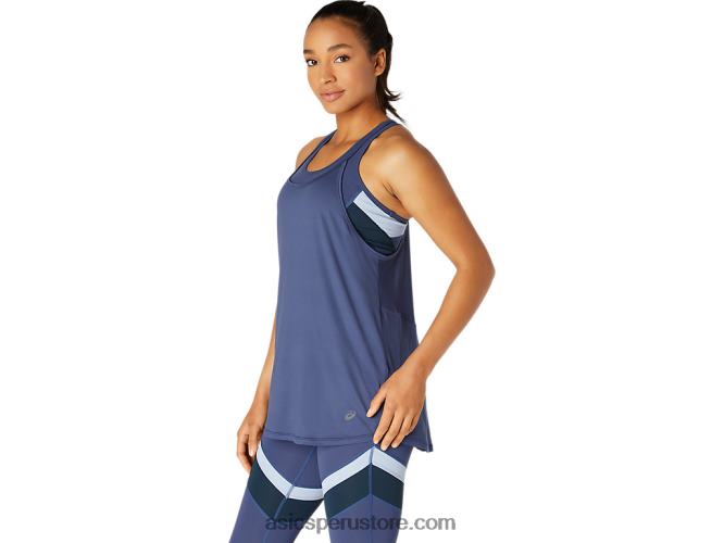 RPVB3750 trueno azul Asics tanque de mujer