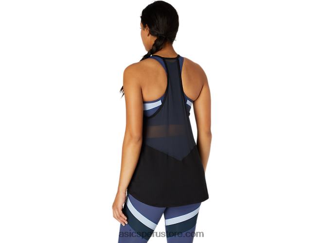 RPVB3755 rendimiento negro Asics tanque de mujer