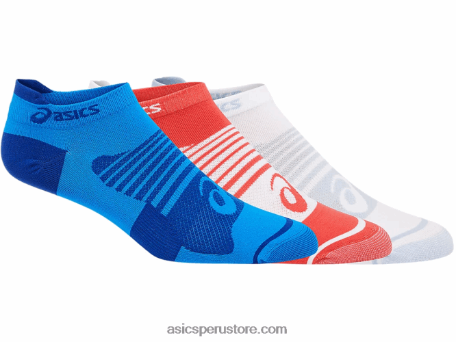 RPVB3758 niebla/azul mónaco Asics Quick Lyte Plus para mujer paquete de 3