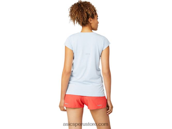 RPVB3759 neblina Asics camiseta de manga corta sin costuras race para mujer