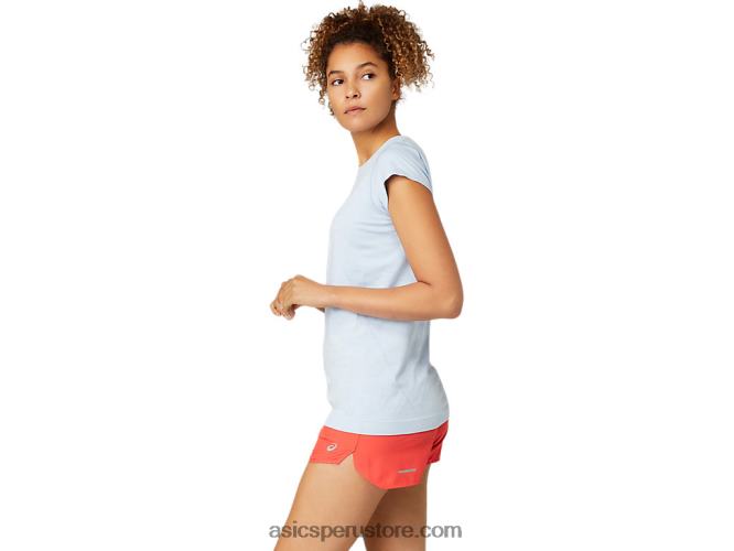 RPVB3759 neblina Asics camiseta de manga corta sin costuras race para mujer